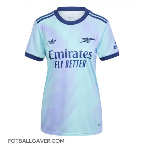 Arsenal William Saliba #2 Fotballklær Tredjedrakt Dame 2024-25 Kortermet Arsenal William Saliba #2 Fotballklær Tredjedrakt Dame 2024-25 Kortermet